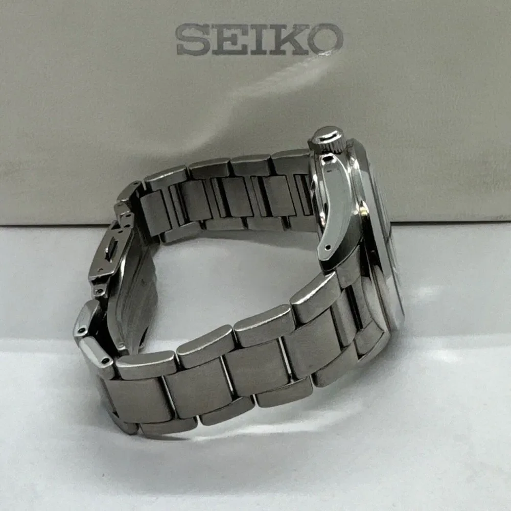 Seiko SZSB013 Men's Silver Stainless Steel Analog Dial Automatic Watch JNA97